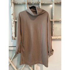 NWT Zara size small beige tan sweater shift dress