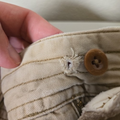 Polo Ralph Lauren Cargoshorts Herren 42 khaki 9" Schrittlänge 90er/00er abgenutzt adrett - Bild 3 von 13