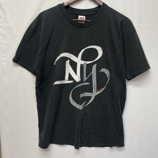 Vintage ANVIL Tag Single stitch New York Black Tee Shirt XL Made in USA