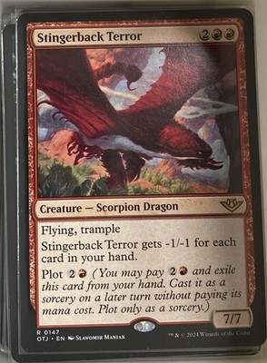Stingerback Terror 147 Outlaws of Thunder Junction (OTJ)  MTG engl.