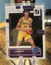Max Christie 2022-23 Panini Donruss RC Rated Rookie #234 NBA Los Angeles Lakers