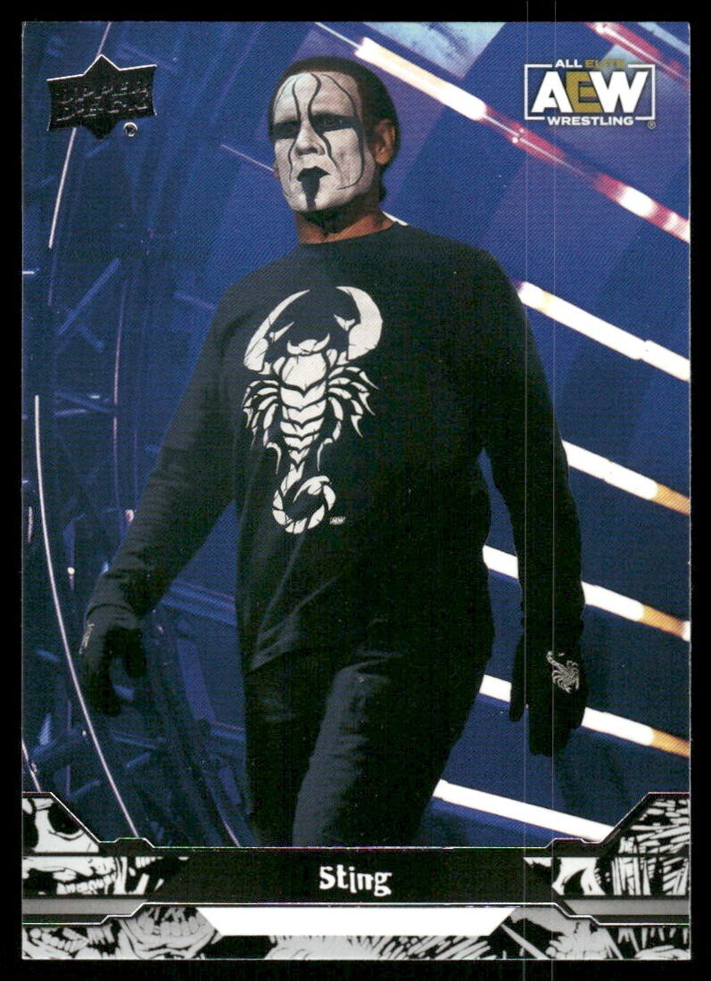 2023 Upper Deck AEW #44 Sting wrestling card