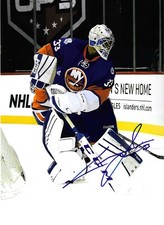 Christopher Gibson New York Islanders Signed 8 x 10