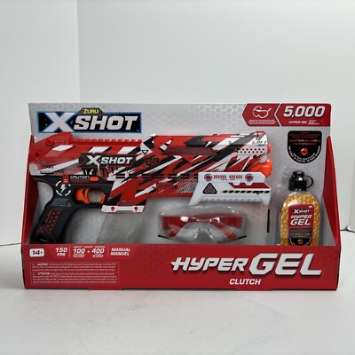 Zuru X Shot Hyper Gel Clutch Blaster New 5,000 Pellets. Holiday. Gift. Teens