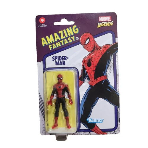 Retro Kenner Marvel Legends: Spider-Man 3.75" Amazing Fantasy Action Figure