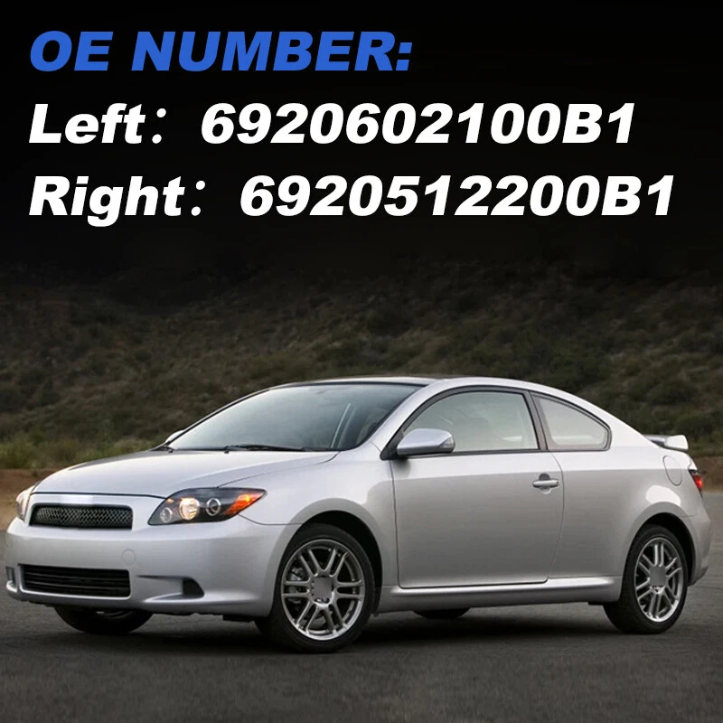 Conjunto de 4 maçanetas internas cinza escuro para Toyota Corolla XRS 2005-2006 - Imagem 4 de 4