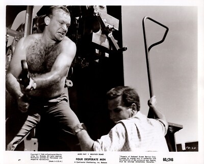 Aldo Ray in The Siege of Pinchgut (1960) Vintage Hollywood Photo