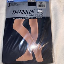 Danskin In Motion Women  s Ultrasoft Microfiber Footed Tight Black Sz C style 72
