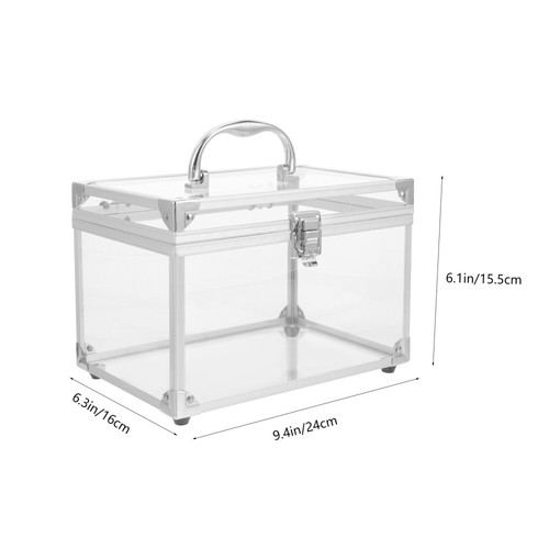 CD Storage Box DVD Storage Container CD Holder Portable CD Storage Organizer - Photo 7/12