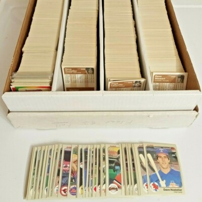 1983 Fleer Baseball Cards Complete Your Set U-Pick (#'s 1-220) Nm-Mint