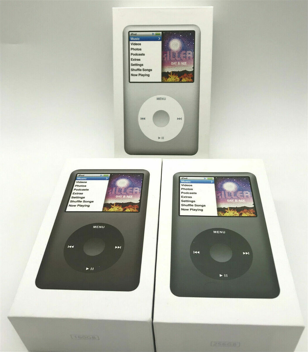 New Apple iPod Classic 7th Generation 160GB Silver MP3 New Apple iPod Classic 7th Generation 160GB Silver MP3