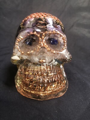 orgonite pyramid, Skull, Earrings, Mini Bears, Statue, Keychain emf protection