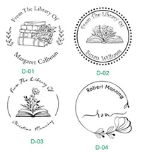 Custom Hand Held Library Book Embosser- From The Library of Custom Book Embosser