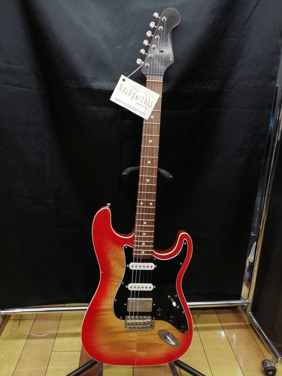 ギター Nashguitars S-63 Nash Guitars S-63 Ash Candy Apple Red Matching Headstock