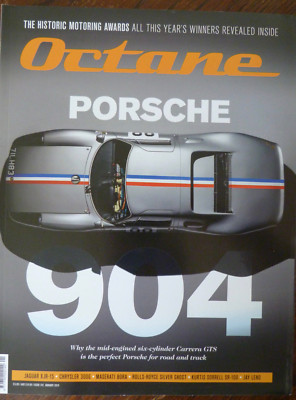 Octane magazine January 2024 Porsche 904 Jaguar XJR-15 Kurtis Rolls-Royce Bora