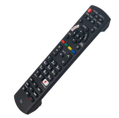 VINABTY N2QAYB000842 - Telecomando di ricambio per TV LED LCD Panasonic TX-L42ETN63 TX-L42DT60E TX-L42DTW60 TXL60DT65B TX-L60DT65B sostituisce N2QAYB000829 N2QAYB000830 N2QAYB001011