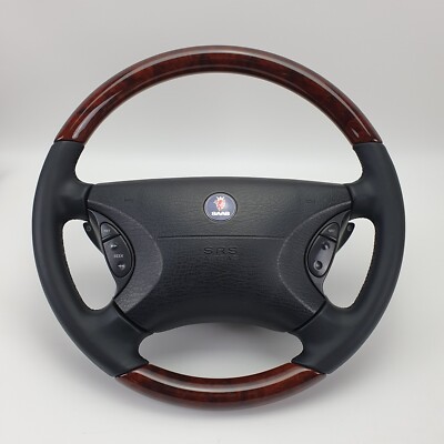 Saab 900 9-5  9-3 Holz Lenkrad wood steering wheel multifunction 5201033