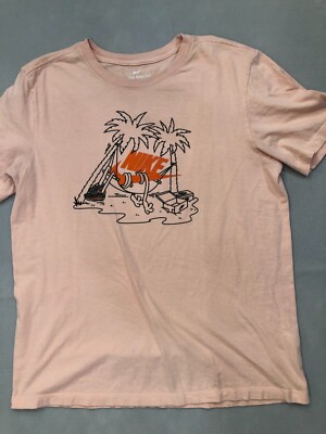 The Nike Tee Shirt Women's Medium Vacation Sneakers Hammock Funny