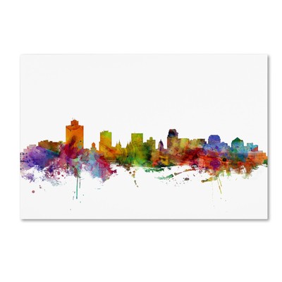 Salt Lake City Skyline by Michael Tompsett, 22x32-Inch
