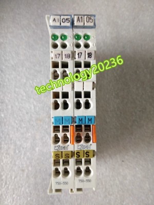 1PC Gebraucht WAGO 750-550 #YY