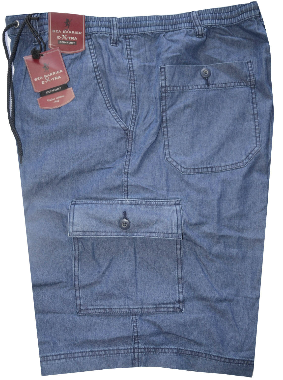 Bermudas Hombre Vaqueros Talla Grande 3XL 4XL 5XL 6XL 7XL Tamaño Azul Oversize