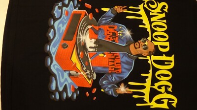 Snoop Dogg Supply Shirt XL Extra Large Black Record Player