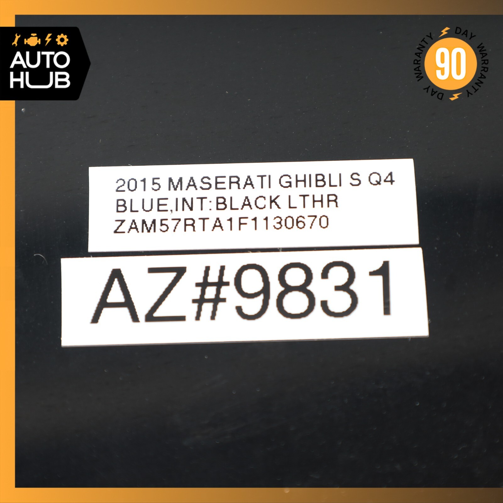 14-22 Maserati Ghibli M157 S Q4 Dashboard Dash Glove Box Glovebox Black OEM