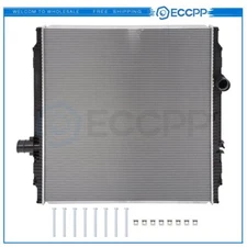Aluminum Truck Radiator For Kenworth T400 T800 W900 Peterbilt 384 386 389