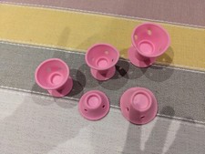 Magical Grade Silicone Hair Curlers To Use On Wet Hair Pink Set Of 40