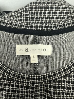 Lou & Grey For Loft Women's Sweater Shift Plaid Dress Size S Long Sleeve  Stretch | eBay