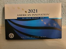 2021-S American Innovation Dollar PROOF SET, **EN STOCK** NH, VA, NY, & NC