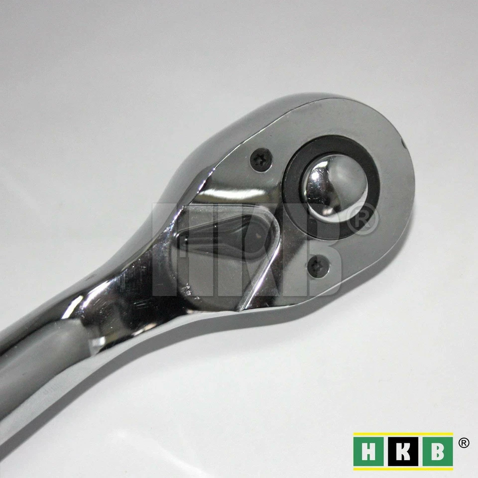 HKB® 1/2" Ratsche - Knarre Umschaltknarre feinverzahnt 72 Zähne Nussarretierung - Bild 3 von 4