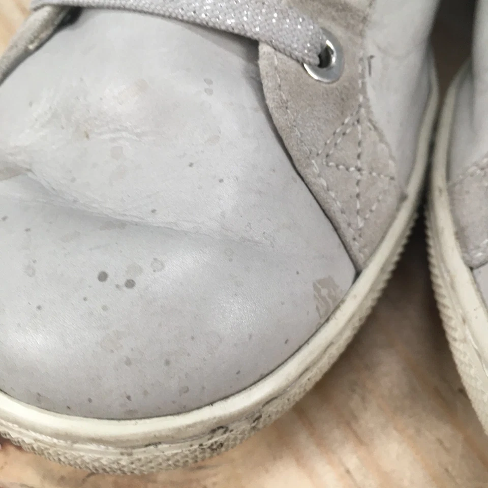 Mephisto Mobils Zapatos Mujer 8 Hawai Informales Zapatillas bajas Gris Cuero Planos Foto 3 de 4