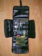 Army Tools cutlery carrying bag pouch case woodland camo