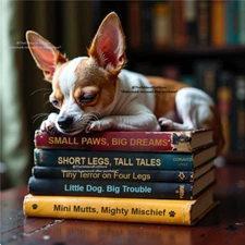 Digital AI Photo Art Picture Desktop Wallpaper Background Dog D25001