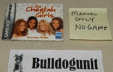 The Cheetah Girls Nintendo Game Boy Advance Manual Booklet NO Game 