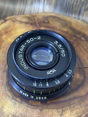 Industar 50-2 50mm f3,5 Russian Bokeh portrait Lens DSLR M42 Mount Old #2418