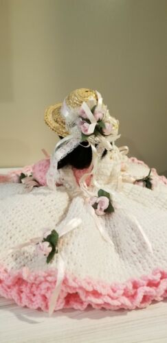 Doll with Pink Crochet Dress - Picture 2 of 12