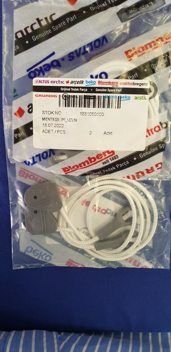 SET 2 CAVI TIRANTE CORDA CERNIERA PORTA LAVASTOVIGLIE FRANKE BEKO SMEG WHIRLPOOL - Foto 8