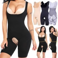 Women Full Body Shaper Tummy Control Thigh Slimmer Slimming Bodysuit Underwear