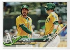 Matt Joyce 2018 Topps Series 1 Baseball Base Common #155 Oakland Atheltics