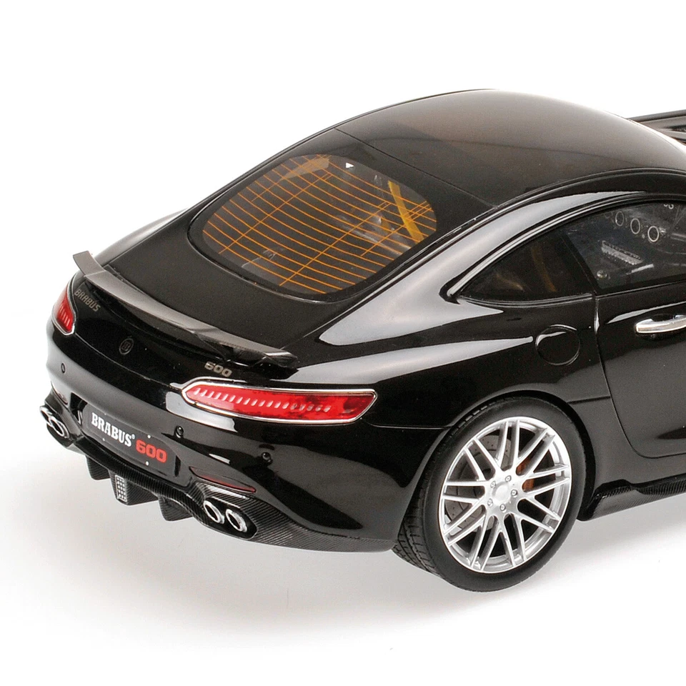 Minichamps 1/18 BRABUS 600 AUF BASIS MERCEDES-BENZ AMG GT S 2015 BLACK - Immagine 3 di 4