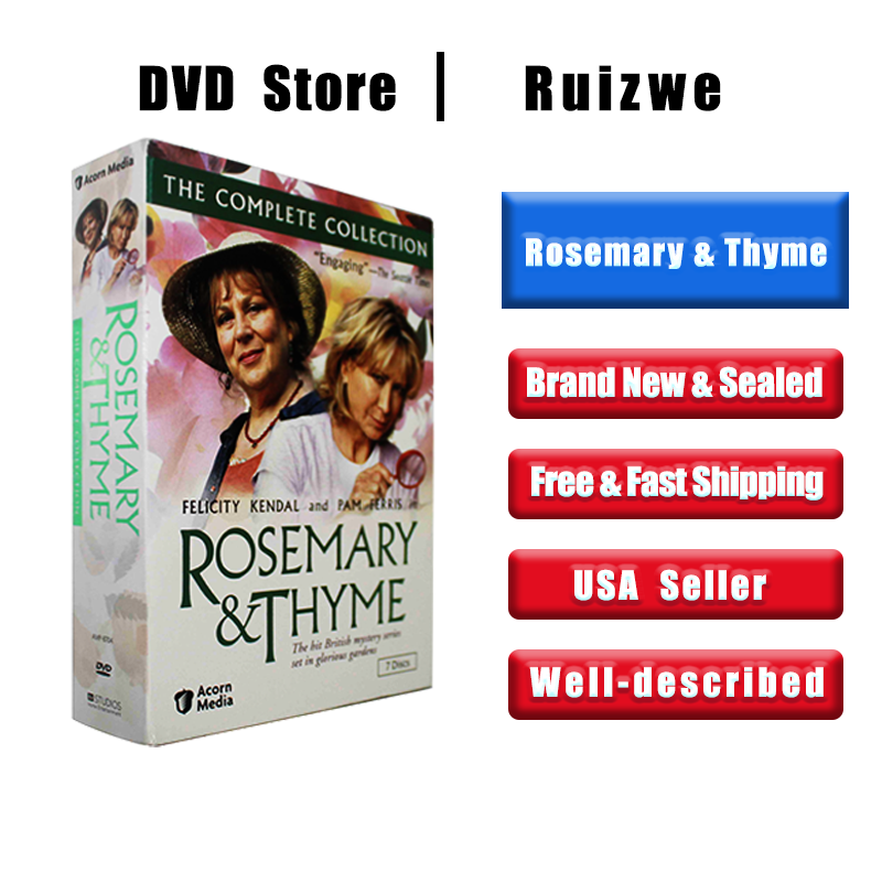 Rosemary Thyme The Complete Series Collection Season 13 DVD 7Disc Box