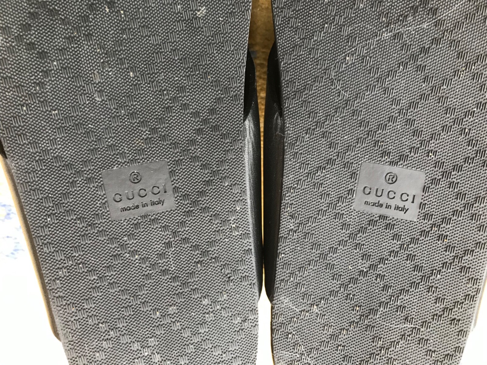 Gucci Sandals Shoes Leather Strap UK 7 US 8 EU 41 Mens Black Crossover thumbnail 7