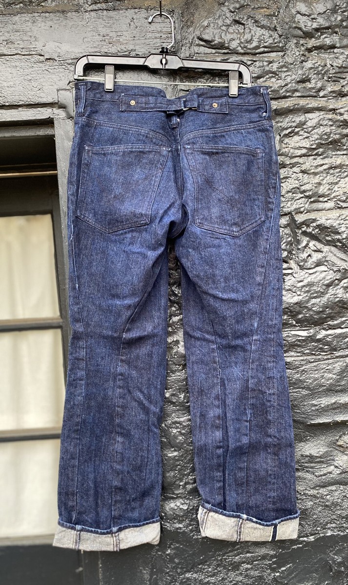 Amoskeag XX Overalls Japanese Indigo Selvedge Denim Jeans 32