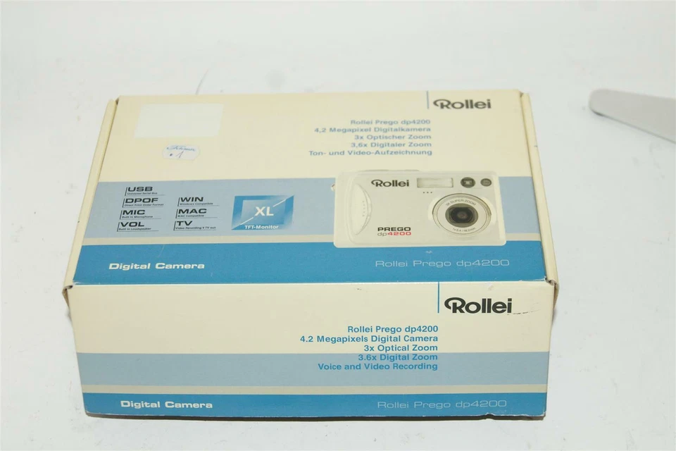 Rollei Prego 4200 4,2 Megapixel Digitalkamera mit 3x optischem Zoom