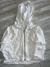 Gymboree Kids Zip Up Jacket Size 18-24 Mos Ruffle Sleeve