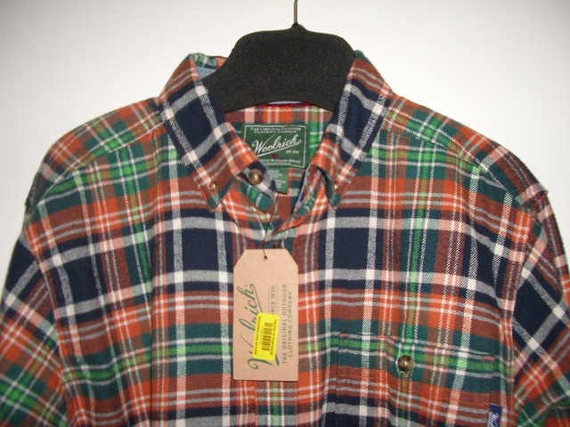 woolrich trout run flannel shirt