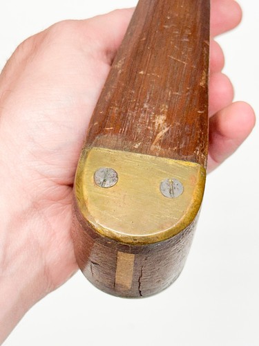 1850’s - 1880’s Victorian Era Police Clacker Antique Hand Made Wood Brass Early - Picture 18 of 18