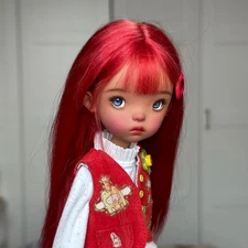 1/6 BJD Doll SD Resin Joint Eyes Face Makeup Female Girl Bare DIY Art Toys Gifts